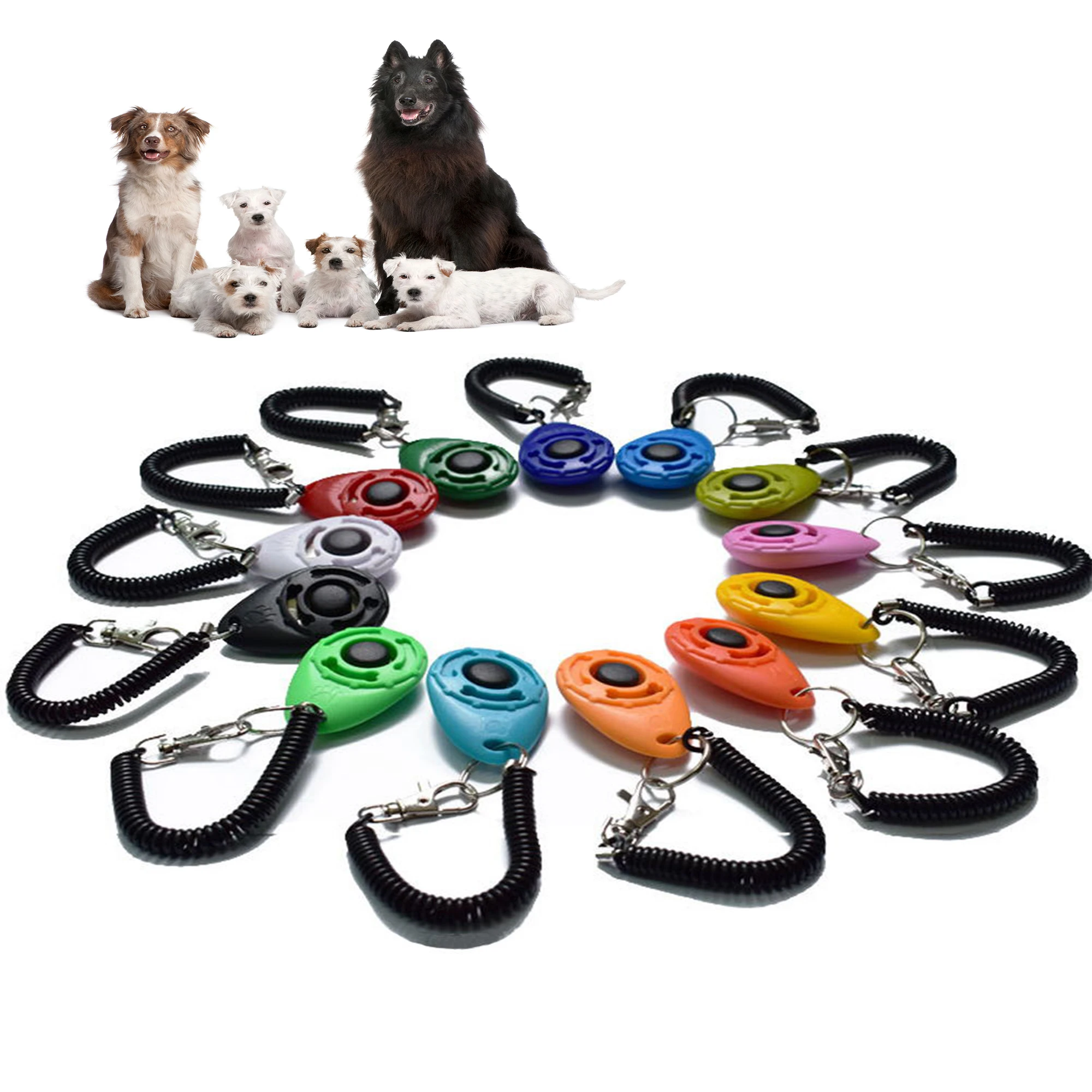 Kliker do tresury psów, dla ko – Dog Clicker Training With Wrist Strap recenzja i cena