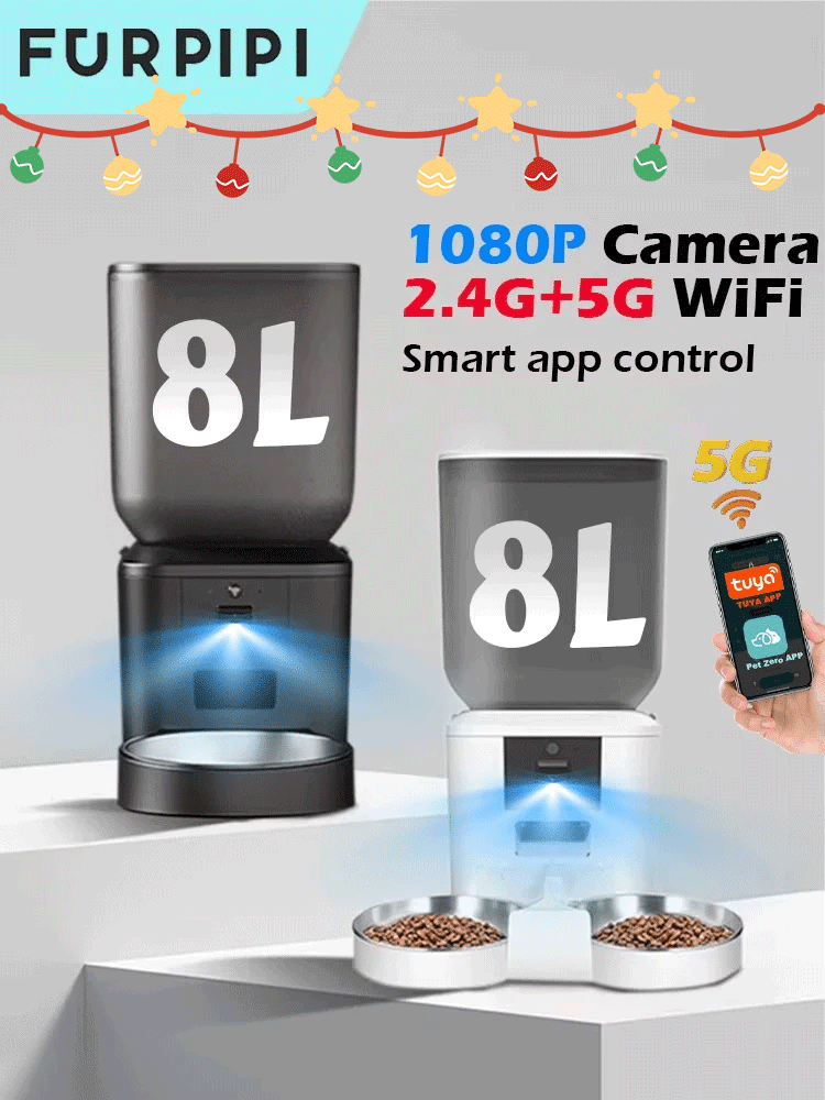 Automatyczny podajnik karmy dl – Smart Pet Feeder Camera 1080P Wifi recenzja i cena